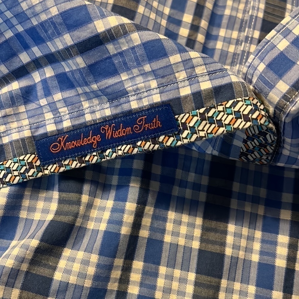 Robert Graham X Flip Cuff Plaid Checked Shirt - Picture 10 of 10